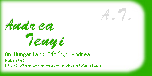 andrea tenyi business card